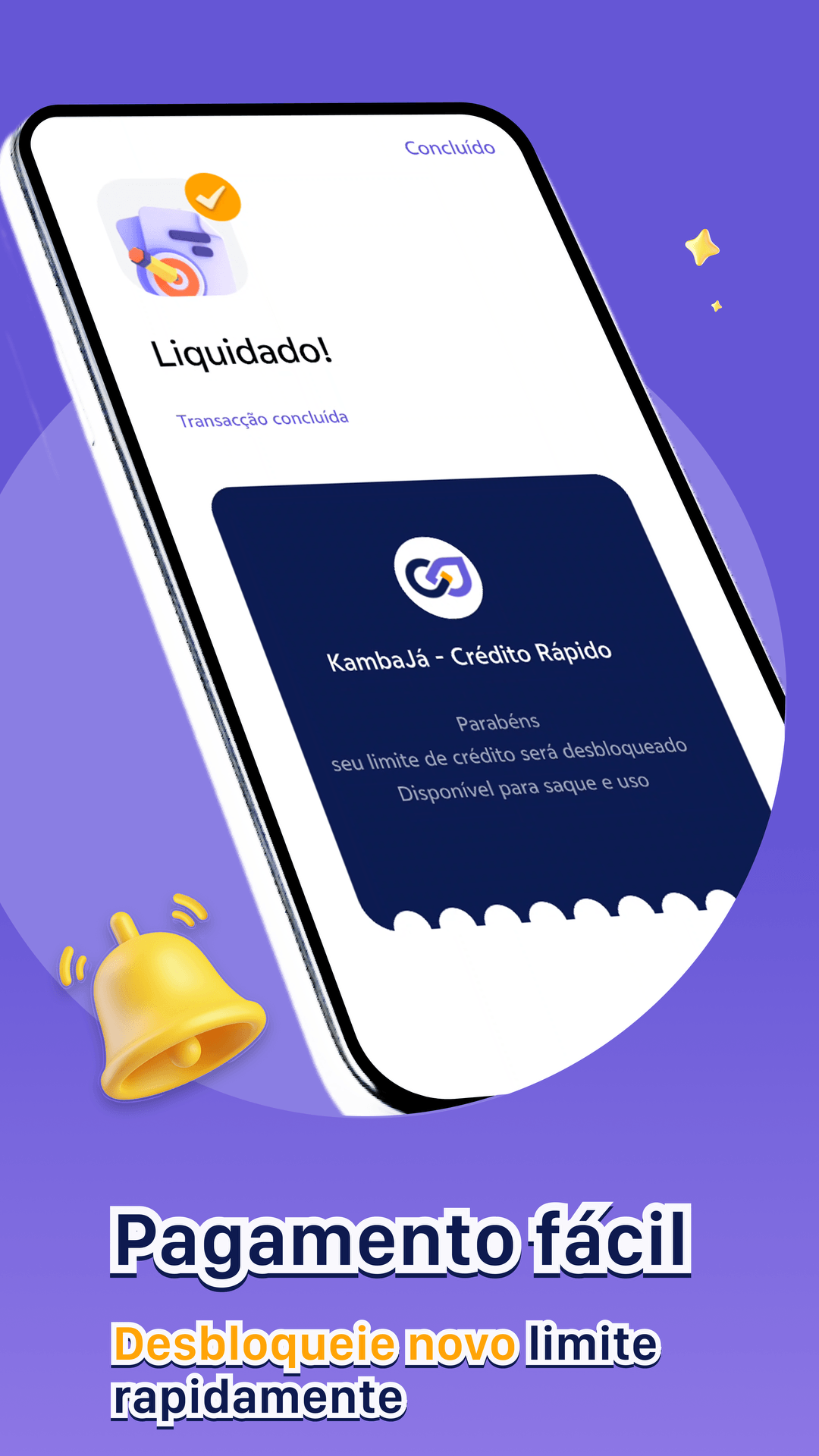 KambaJá secure account access screen